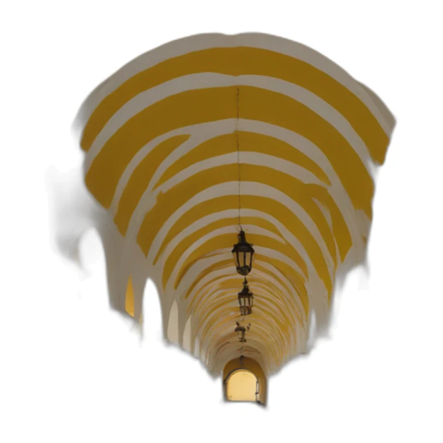 Antigua Guatemala yellow colonial Arch sticker