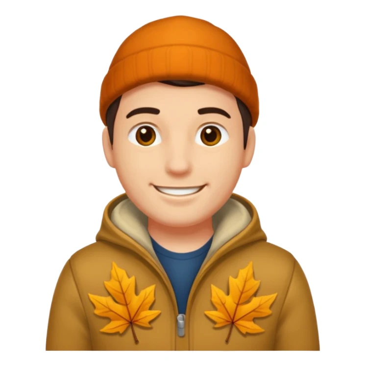 Homme exécutant des tâches saisonnières sticker