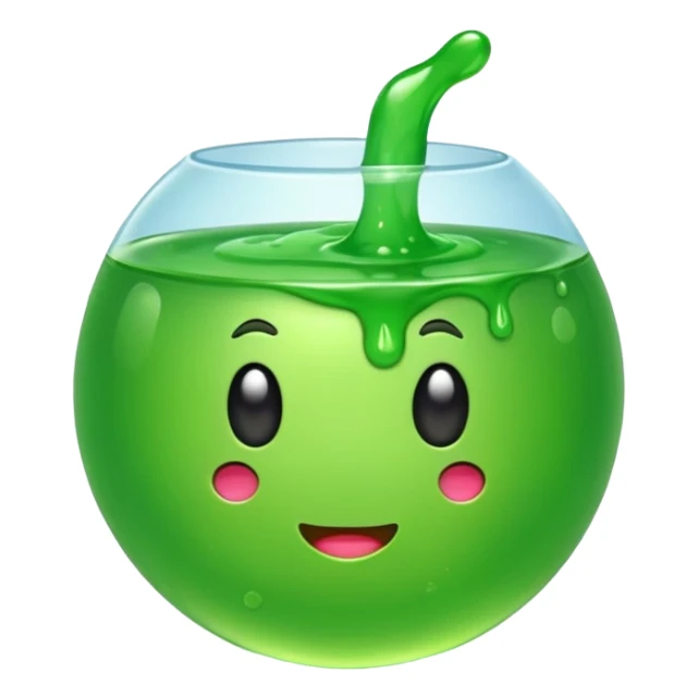 Slime petit en sphère sticker