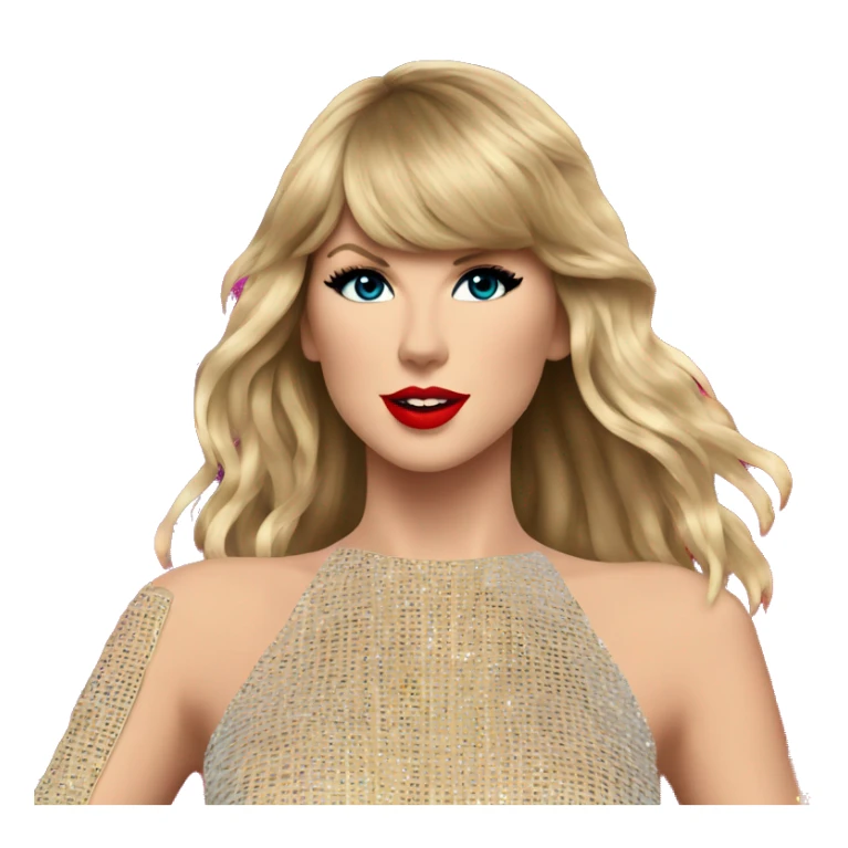 Taylor Swift performing on the eras tour sticker