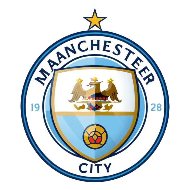 manchester city fc logo sticker