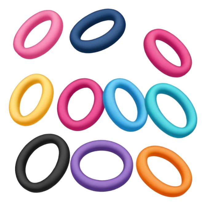 hair tie for tying hair，colourful sticker