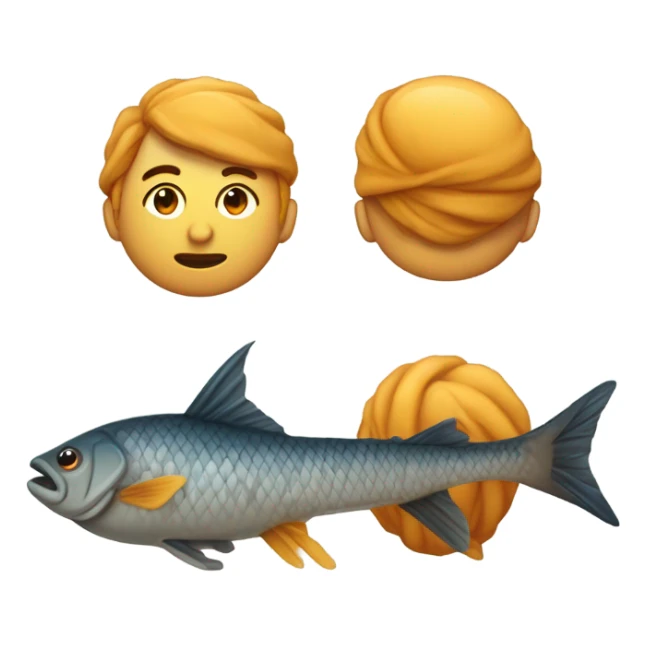 Une pêche vraiment très fatiguée  sticker