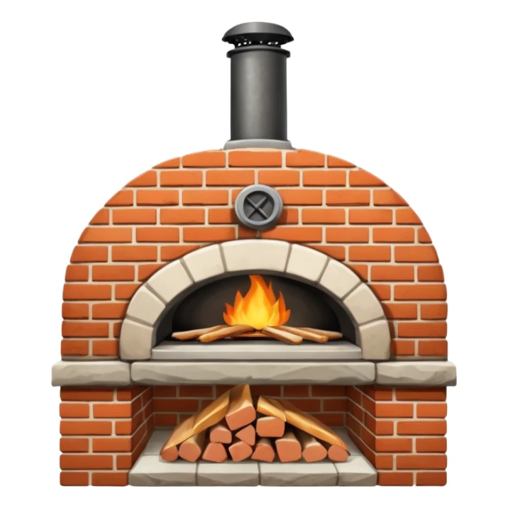 Horno de leña sticker