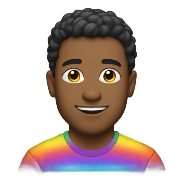 Justin Jefferson wearing rainbow shirt sticker