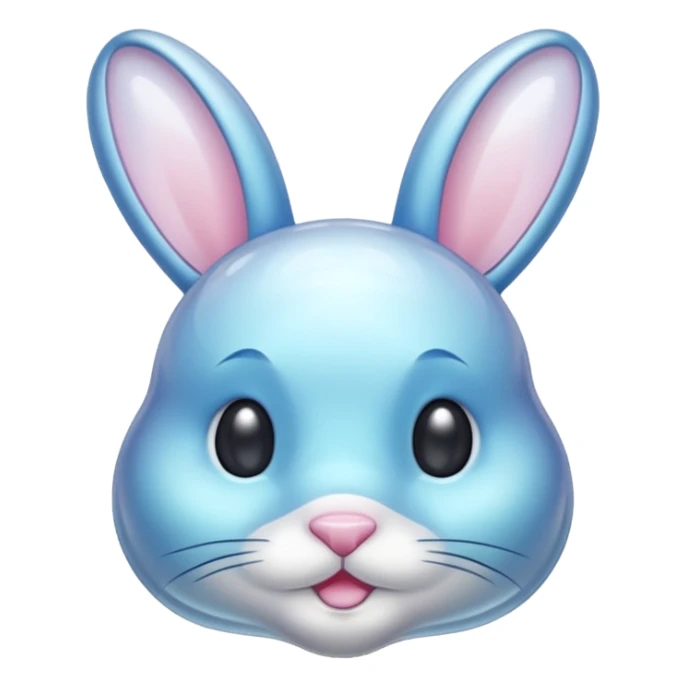 crystal bunny sticker