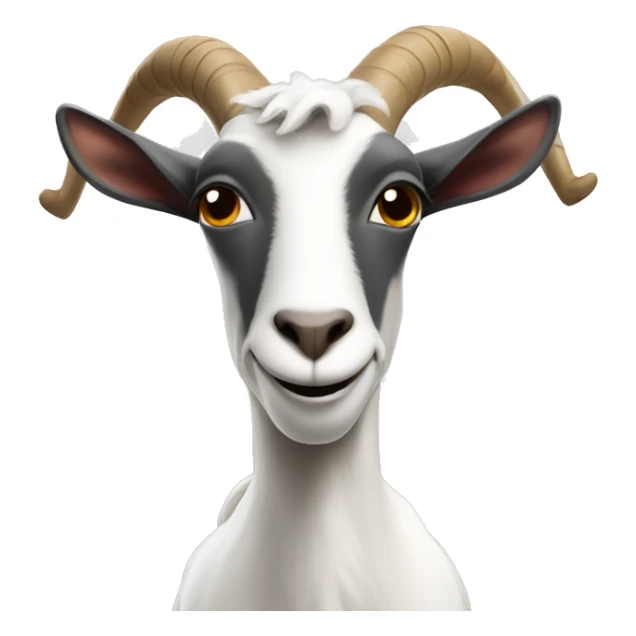Goat with smoke sticker