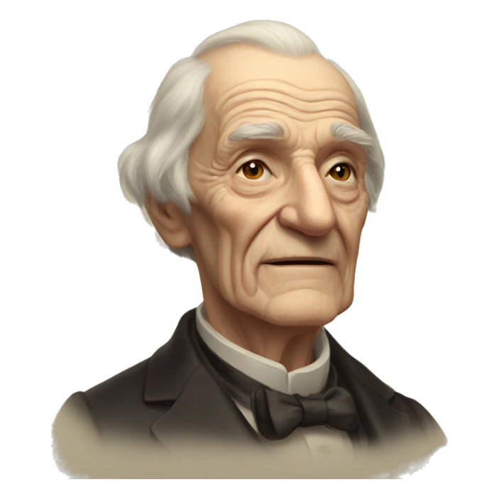 102 years old man in London 1866 sticker