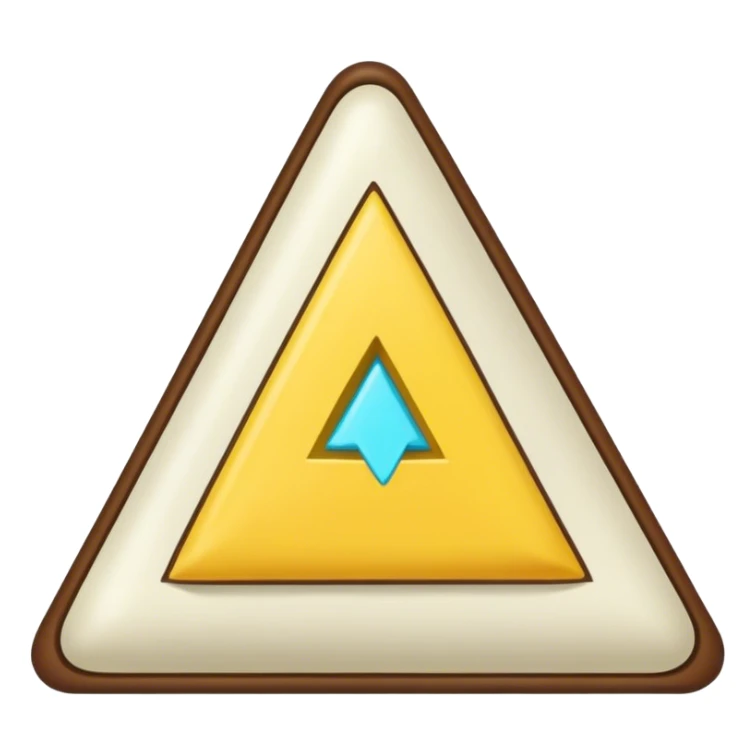 The Tatar triangle of ochpochmak sticker