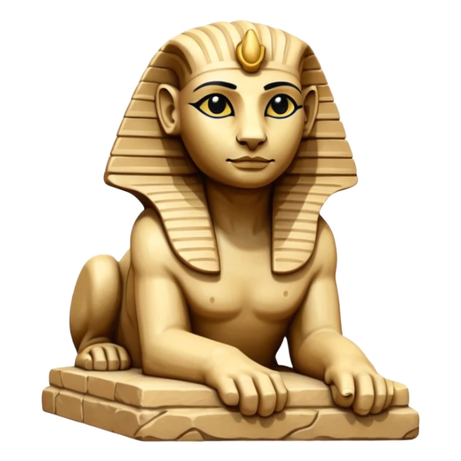 sphinx statue sticker