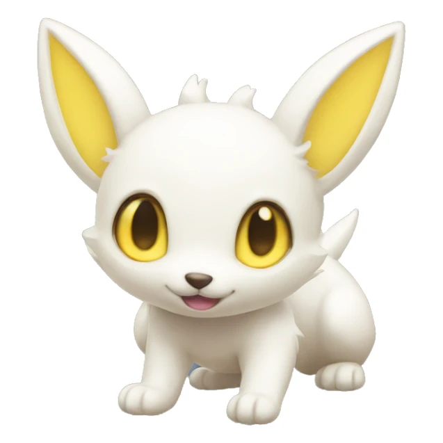 Shiny White Albino Umbreon  sticker