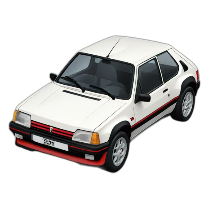 Peugeot 205 gti sticker