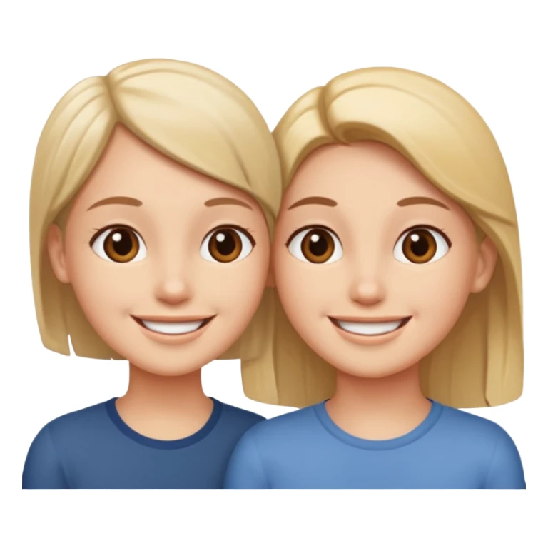 two friends meet each other and they re looking at each other sticker