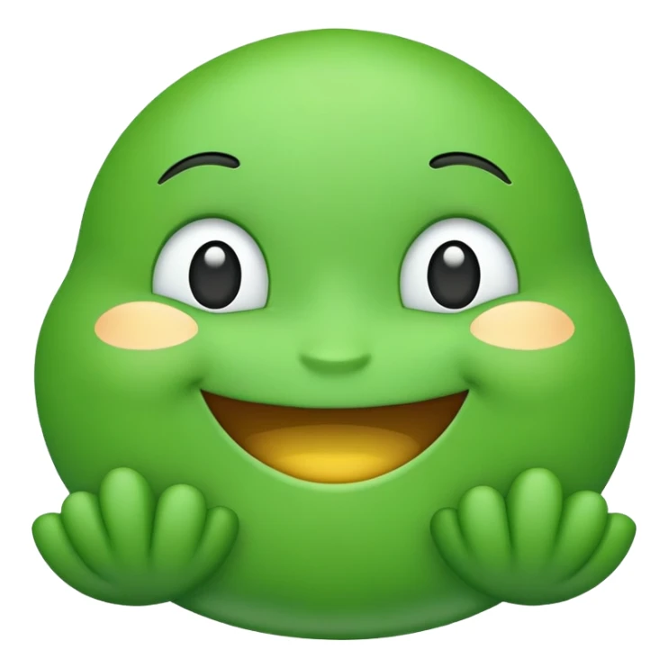 green emojis sticker