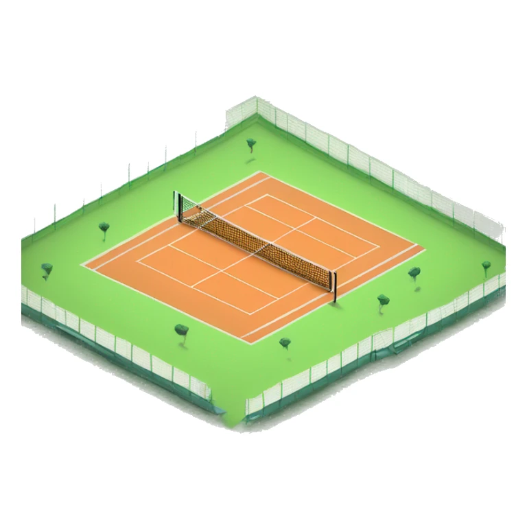 tennis court sticker