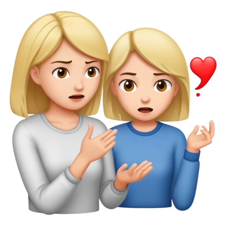 A girl irritating her boyfriend  sticker