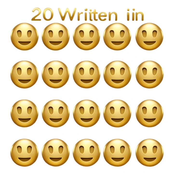 20th as a number sticker