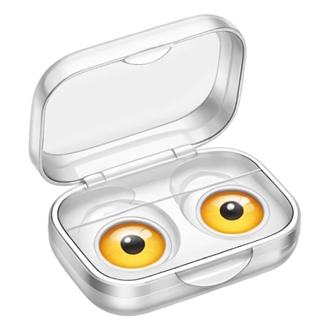 contact lenses travel mini case sticker