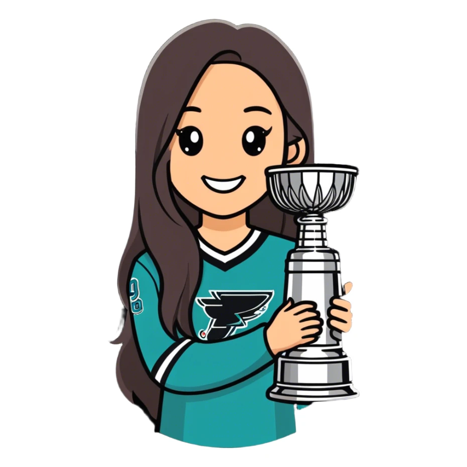 Gamer girl with her Stanley  sticker