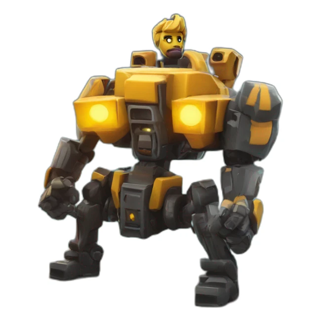 Fortnite avec Roblox et mech Arena sticker
