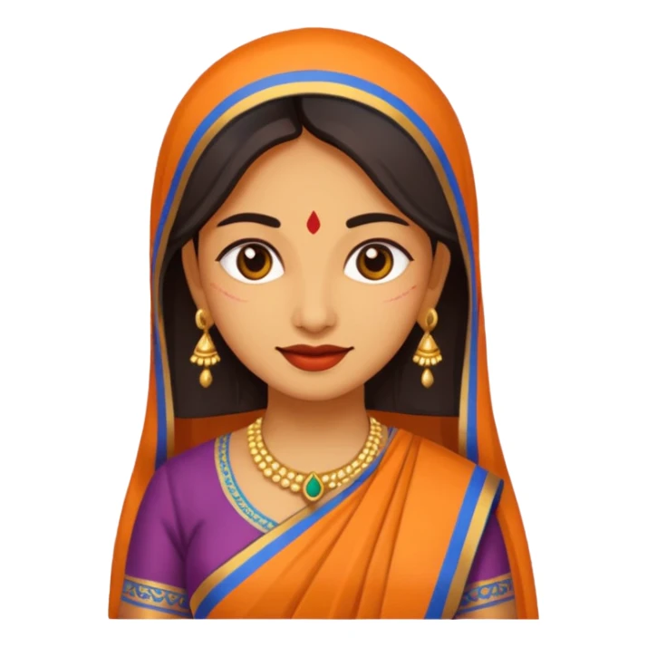 India woman sticker