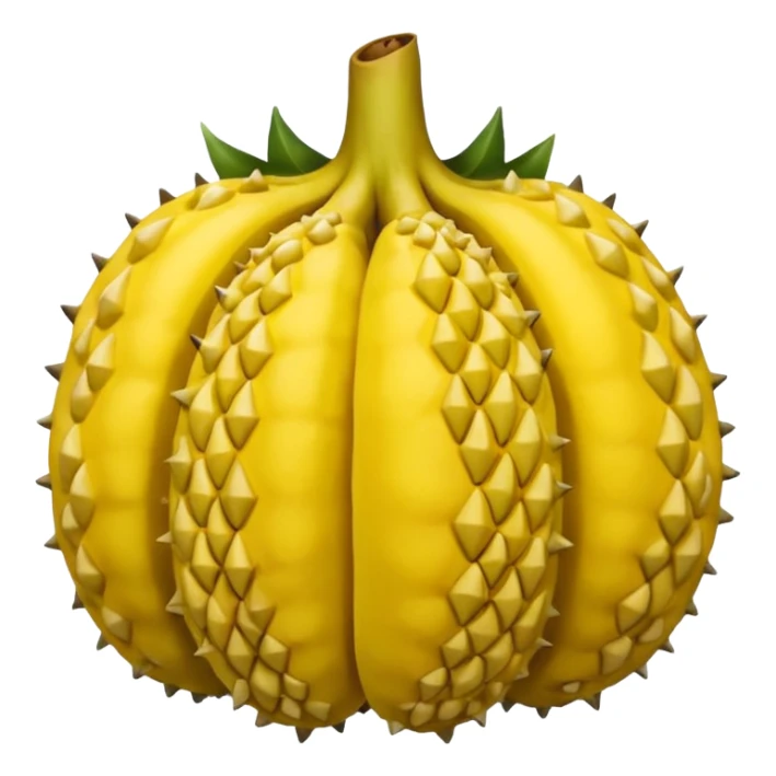Jackfruit with small thorn and yellow flesh sticker