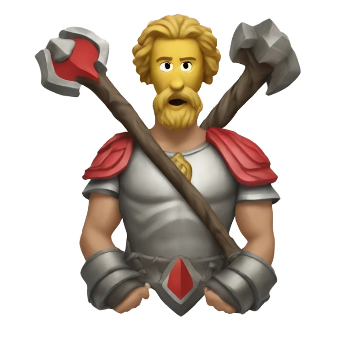 Logo of the god ajax sticker