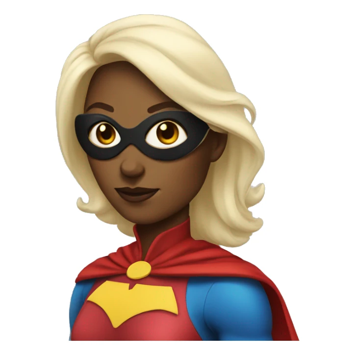 superhero lady sticker