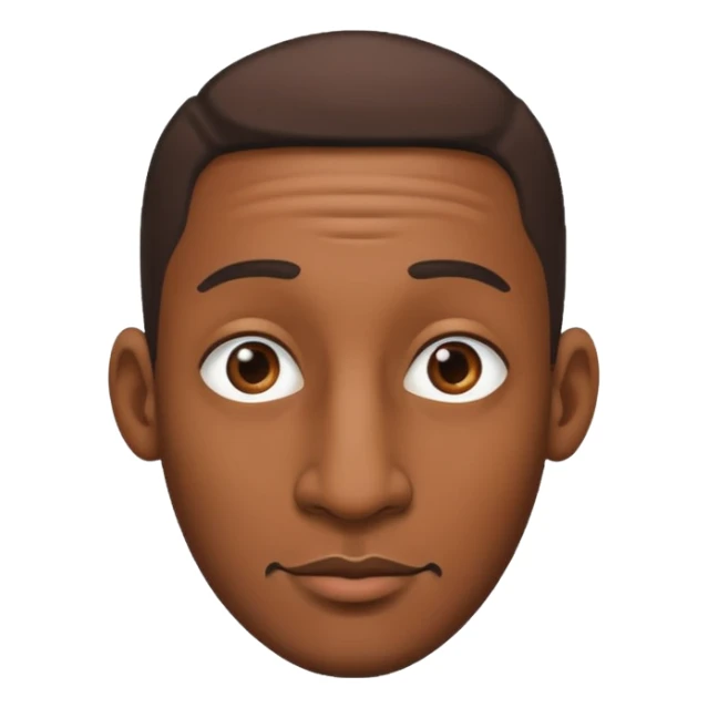 gay black man with long nose sticker