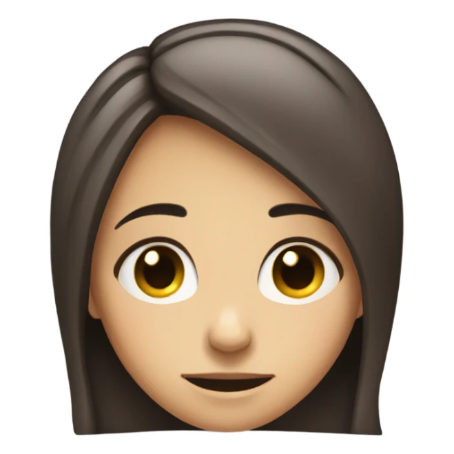 make exactly such a smile of a girl with a sad face sticker