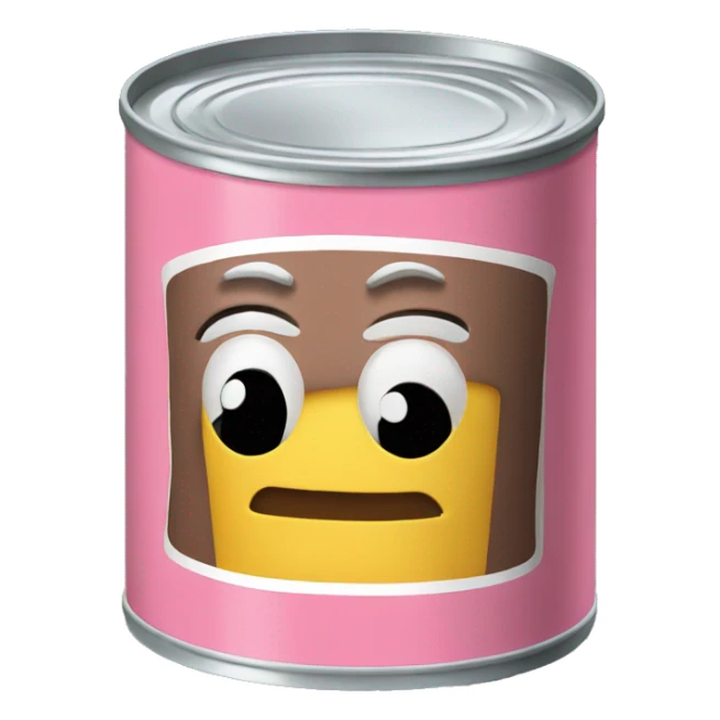 a can of spam from the store sticker