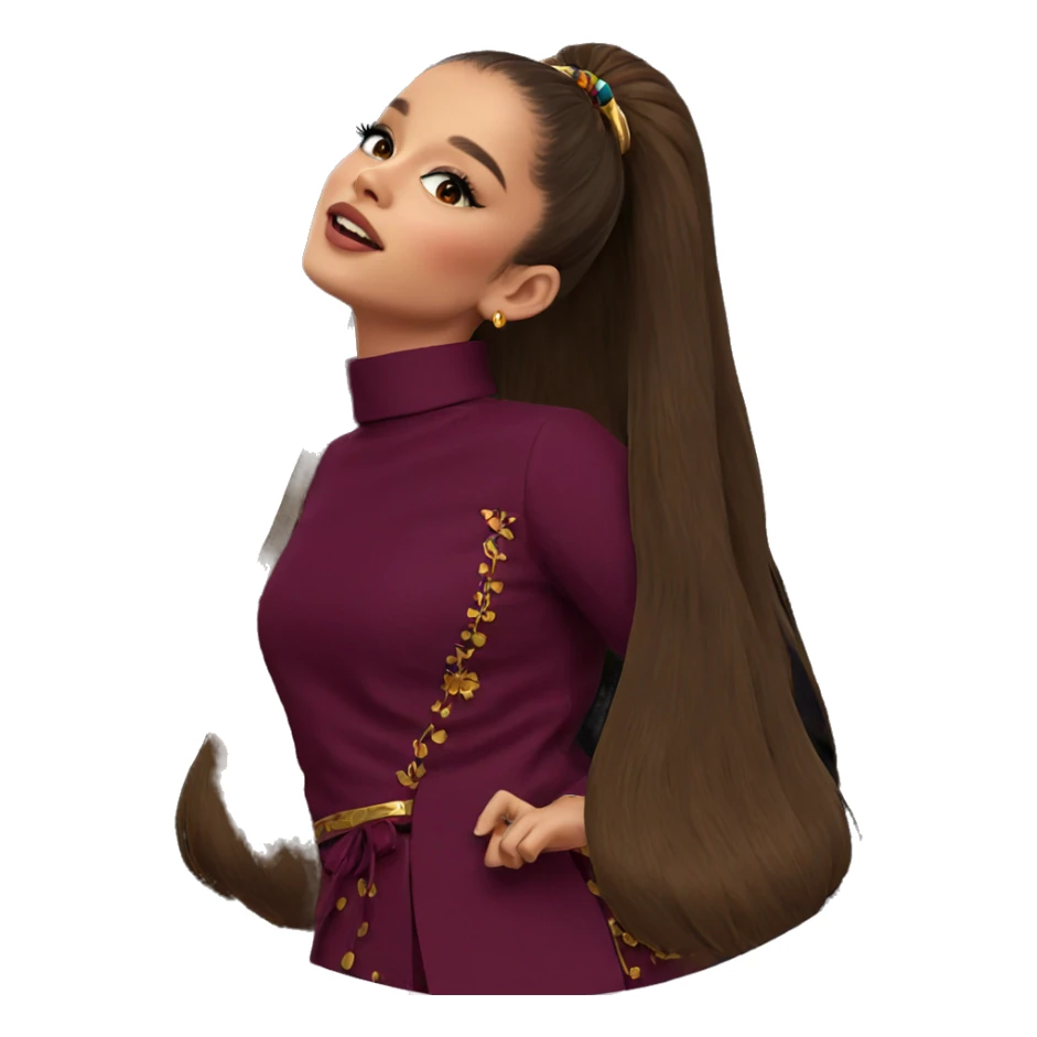 girl in traditional attire sticker