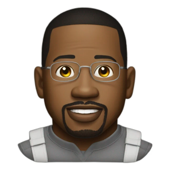 actor martin lawrence from movie bad boys sticker
