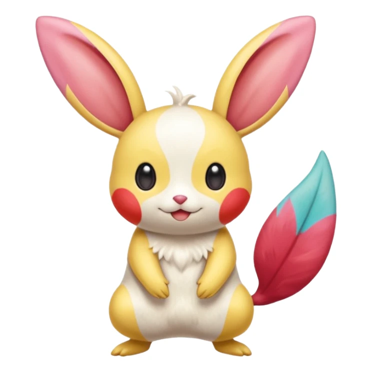 Tropical Exotic Minccino-Plusle-Emolga-fusion  sticker