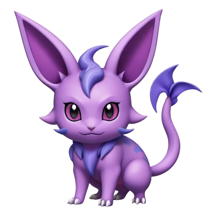 Noibat-Nidorino-Espeon-hybrid, full body sticker