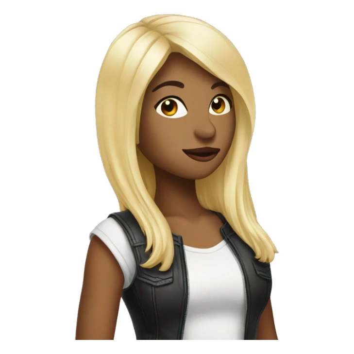 kiss-kiss blonde  sticker