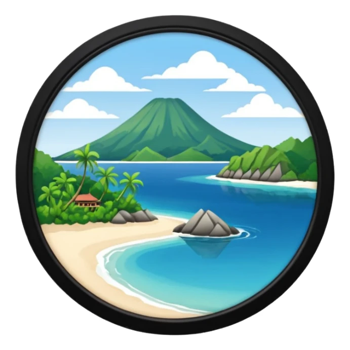 GAMBAR PULAU SUMATERA NEGARA INDONESIA sticker