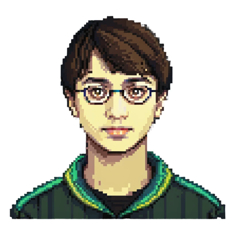 portrait of Jawed Karim, YouTube founder sticker