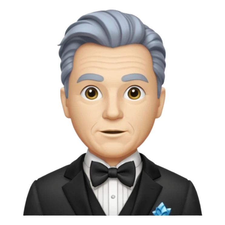 The Wizard from the Wizard of Oz with suit with bow tie sticker