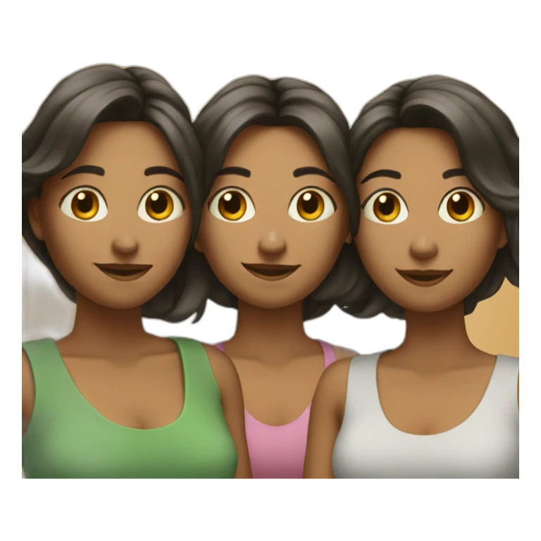3 women near to eachother sticker