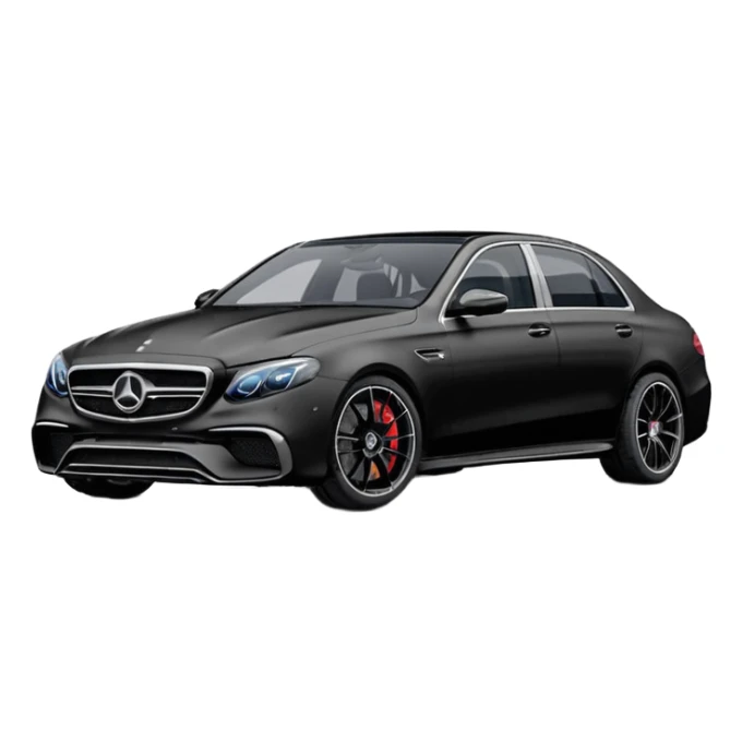 Mercedes Benz E 63 S 2017-2023 edition Black Matte sticker