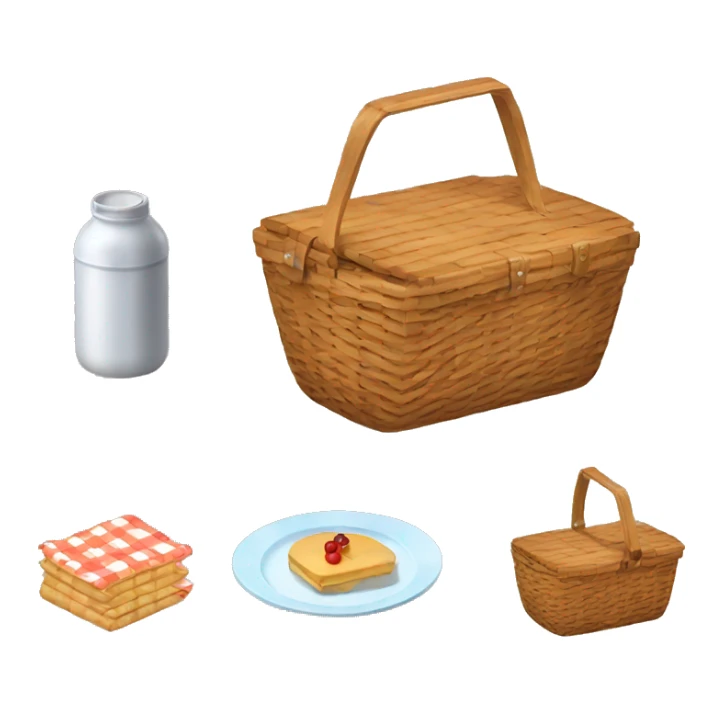 Picnic basket sticker