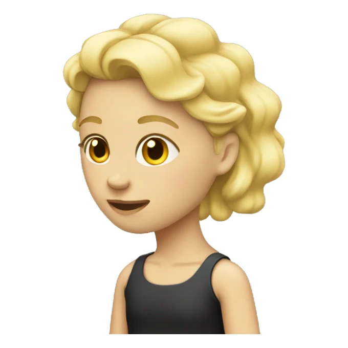 Blonde with a Spine sticker