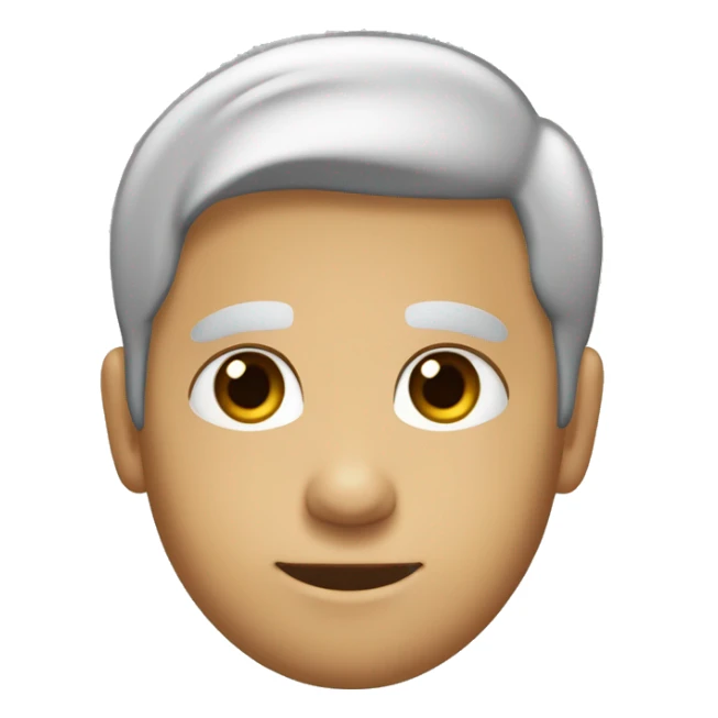 menino beje claro de cabelo curto liso  e preto de olhos pretos sticker