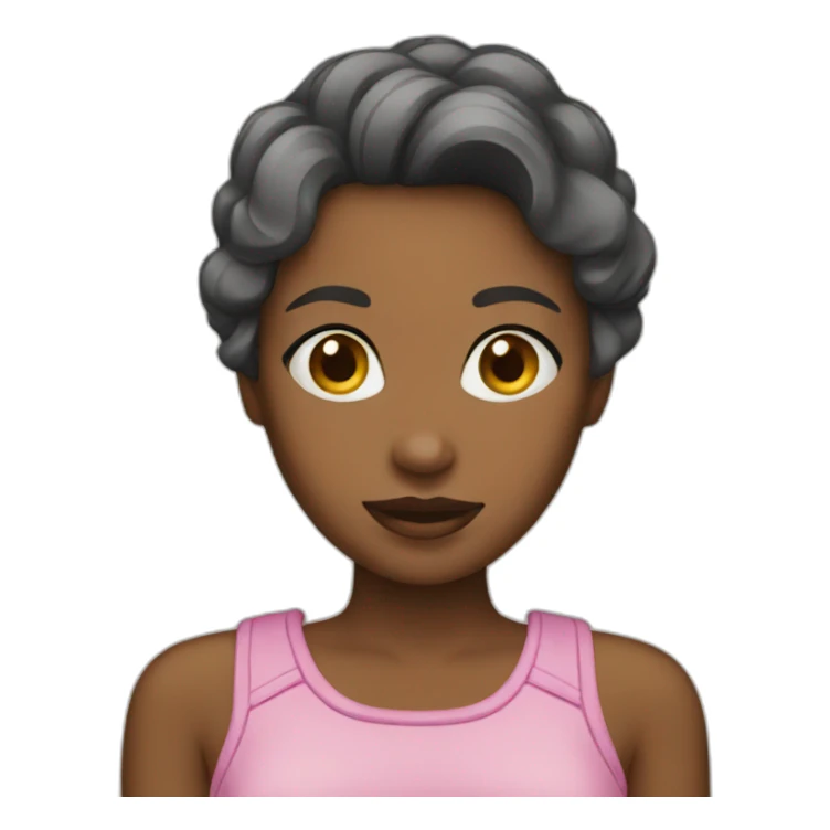 shopping girl sticker