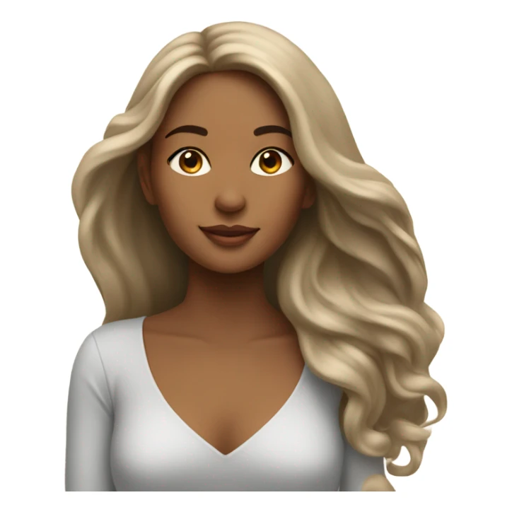 Beauty woman sticker