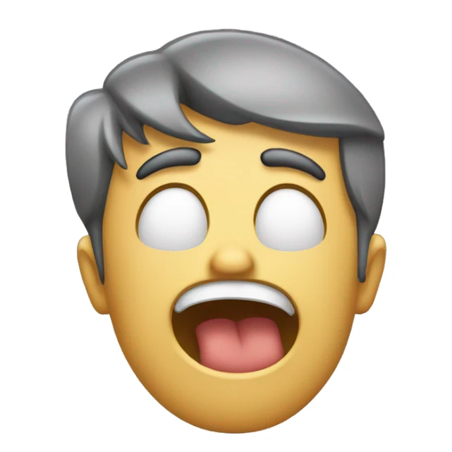 A funny emoji that shows a facepalm or frustrated expression, capturing moments when things don’t go as planned. sticker