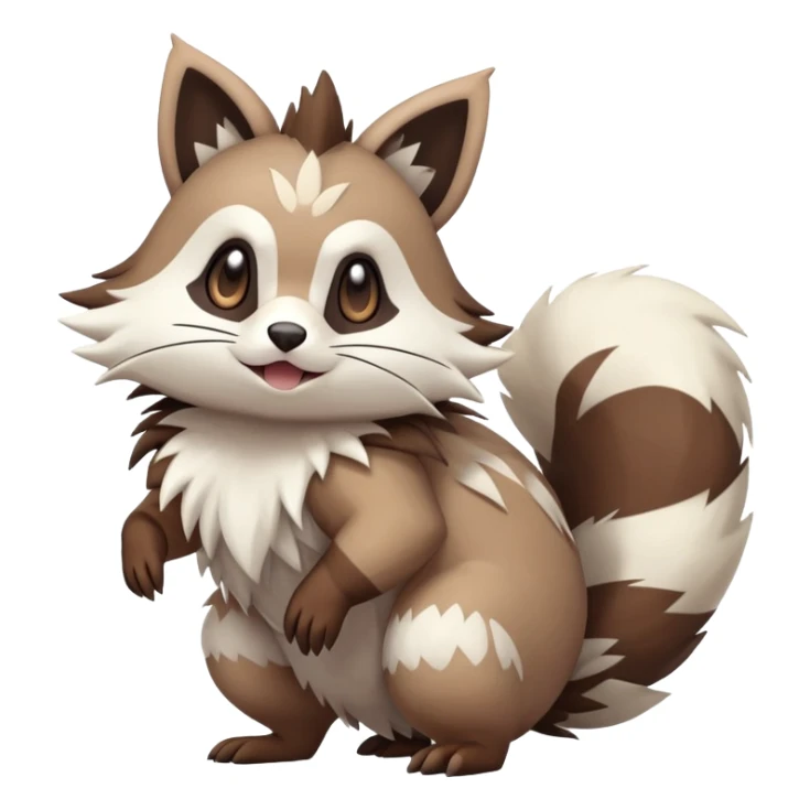  Zigzagoon-Furret-Linoone-Hybrid (Full body) sticker