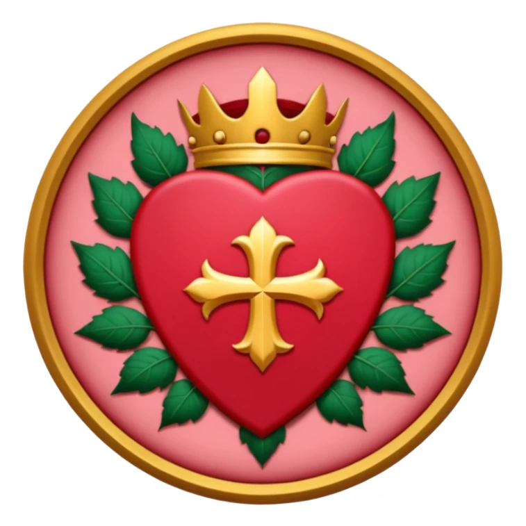 brasão sangrando medieval rosa de sangue vermelha sticker