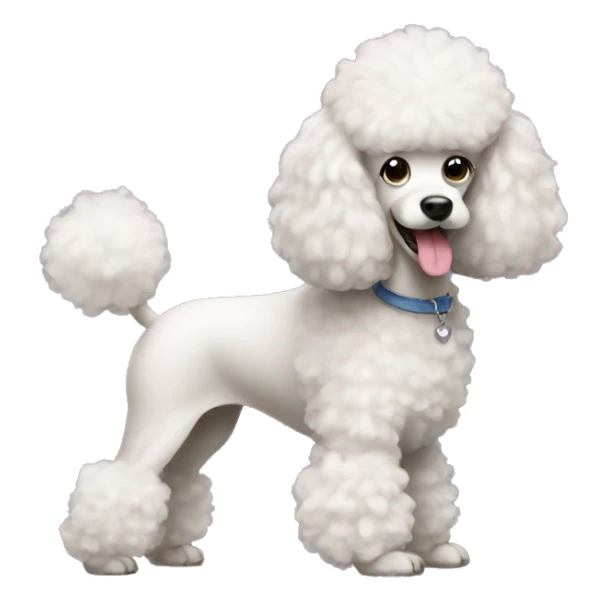 Poodle sticker